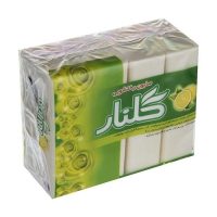 صابون لباسشویی گلنار مقدار 160 گرم بسته 4 عددی