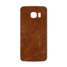 برچسب تزئینی ماهوت مدل Buffalo Leather مناسب برای گوشی Samsung S6 Edge