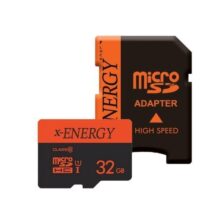 کارت حافظه‌ microSDHC ایکس-انرژی مدل IPM کلاس 10 استاندارد U1 سرعت 80MBps ظرفیت 32 گیگابایت همراه با آداپتور SD