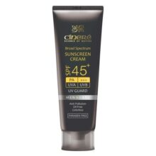 کرم ضد آفتاب مردانه سینره SPF45 حجم 50 میلی لیتر