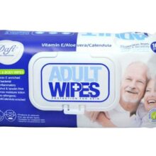 دستمال مرطوب دافی مدل Adult Wipes بسته 100 عددی