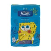 دستمال توالت ساحل مدل Spong Bob بسته 12 عددی