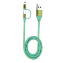 کابل تبدیل USB به microUSB/لایتنینگ تسکو مدل TC A101 طول 1 متر