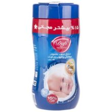 دستمال مرطوب کودک دافی مدل Nappy Rash مخصوص سوختگی پای کودک- بسته 60 عددی