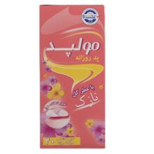 پد روزانه مولپد سری Daily Care مدل Flower Deo Light بسته 20 عددی