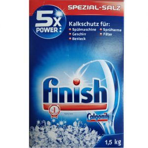 نمک ماشین ظرفشویی فینیش مدل 5X بسته 1500 گرمی