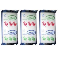 دستمال کاغذی جیبی تی رز مدل گل رز بسته 3 عددی