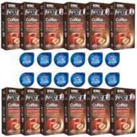 کاندوم ناچ کدکس مدل COFFEE مجموعه 12 عددی به همراه کاندوم ناچ کدکس مدل بلیسر بسته 12 عددی