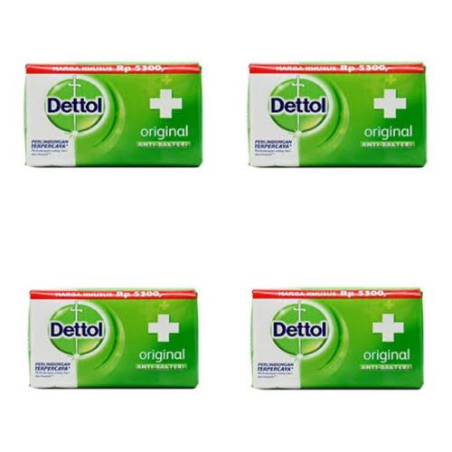 صابون ضد باکتری دتول کد 21005 وزن 105 گرم بسته 4 عددی