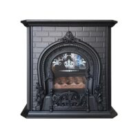 بخاری گازسوز طرح شومینه تاجدار و گارددار مدل PN350 سورن