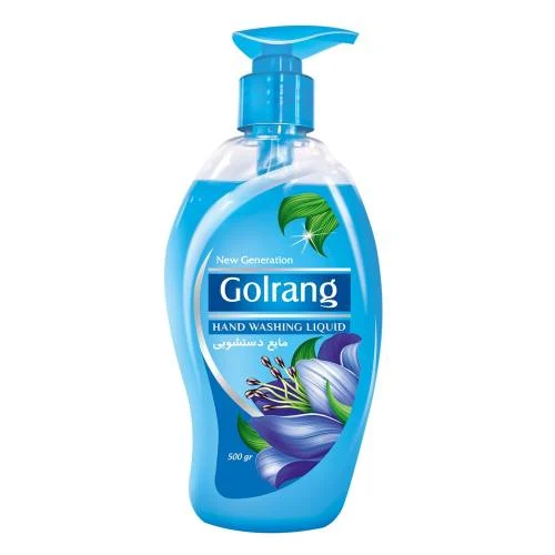 مایع دستشویی آبی گلرنگ مقدار 500 گرم 1 مایع دستشویی آبی گلرنگ مقدار 500 گرم