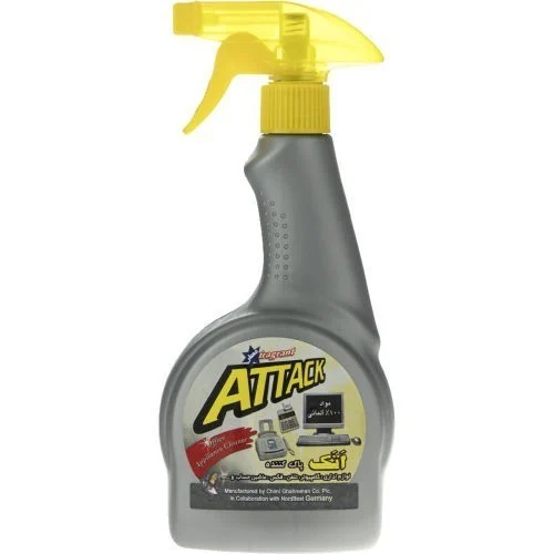 اسپری پاک کننده لوازم اداری اتک مدل Gray حجم 500 میلی لیتر