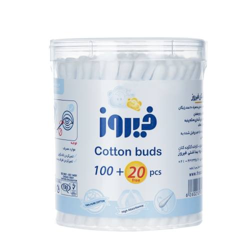 گوش پاک کن فیروز بسته 120 عددی