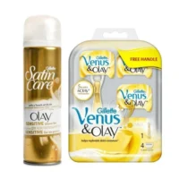 ست خود تراش ژیلت مدل ونوس 5 لبه به همراه 4 تیغ یدک و ژل 200 میلی لیتر