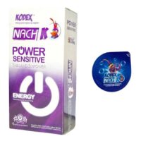 کاندوم محرک مدل بلیسر کدکس به همراه یک بسته کدکس مدل POWER SENSITIVE بسته 12 عددی