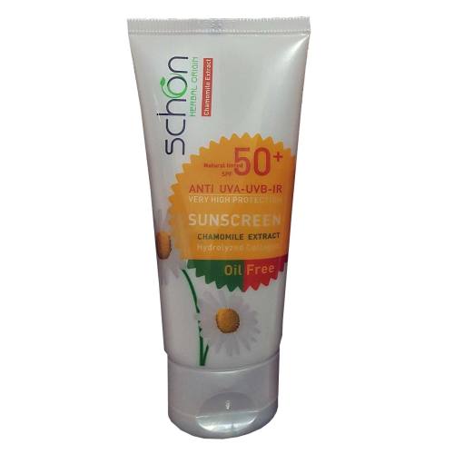 کرم ضد آفتاب فاقد چربی شون با رنگ طبیعی مدل Chamomile Extract 1 کرم ضد آفتاب فاقد چربی شون با رنگ طبیعی مدل Chamomile Extract