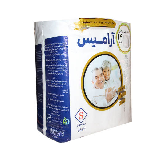 پوشک کامل بزرگسال آرامیس مدل Medium بسته 14 عددی 1 پوشک کامل بزرگسال آرامیس مدل Medium بسته 14 عددی