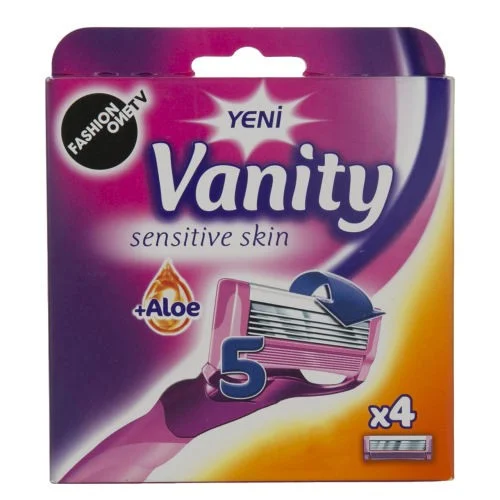 تیغ یدک مدل Vanity بسته 4 عددی 1 تیغ یدک مدل Vanity بسته 4 عددی