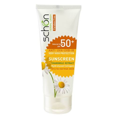 کرم ضد آفتاب شون با رنگ طبیعی +SPF50 1 کرم ضد آفتاب شون با رنگ طبیعی +SPF50