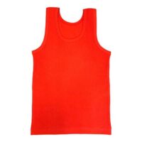 زیرپوش رکابی پسرانه آریان نخ باف بسته دوعددی کد 41236 مدل دورو کبریتی