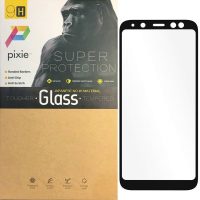 محافظ صفحه نمایش شیشه ای پیکسی مدل 5D مناسب برای گوشی سامسونگ Galaxy A6 2018 محافظ صفحه نمایش شیشه ای پیکسی مدل 5D مناسب برای گوشی سامسونگ Galaxy A6 2018