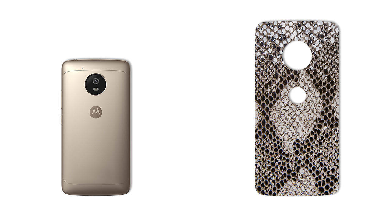 برچسب تزئینی ماهوت مدل Cobra-scale Leather مناسب برای گوشی Motorola Moto G5 - تصویر 3