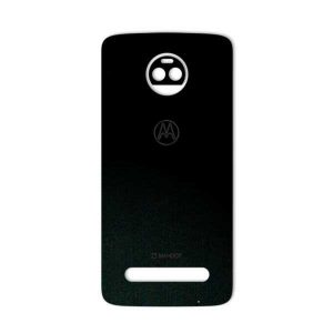 برچسب تزئینی ماهوت مدل Black-suede Special مناسب برای گوشی Motorola Moto Z2 Force