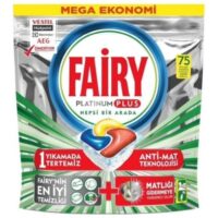 قرص ماشین ظرفشویی فیری مدلfairy Platinum Plus بسته 72 عددی