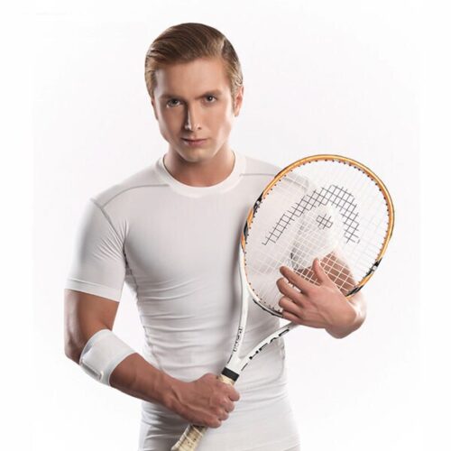 باند تنیس البو پاک سمن مدل With Pad سایز متوسط