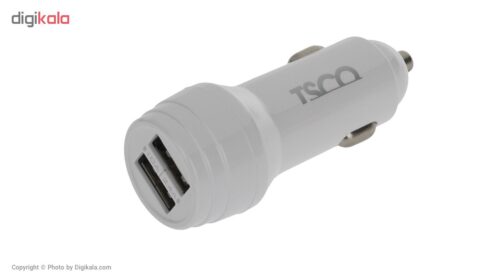 شارژر فندکی تسکو مدل TCG 23 به همراه کابل تبدیل USB به microUSB