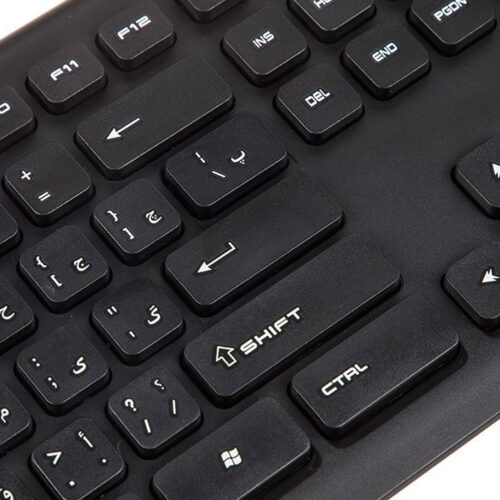 کیبورد و ماوس بی سیم تسکو مدل TKM 7018W