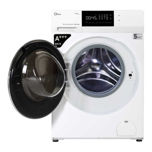 ماشین لباسشویی جی پلاس مدل GWM-KD1069W ظرفیت 10.5 کیلوگرم