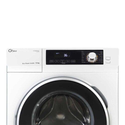 ماشین لباسشویی جی پلاس مدل GWM-K723W ظرفیت 7.5 کیلوگرم