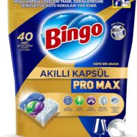 قرص ماشین ظرفشویی بینگو مدل Akıllı Kapsül Pro Max بسته 40 عددی