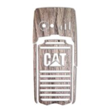 برچسب تزئینی ماهوت مدل Walnut Texture مناسب برای گوشی CAT B25