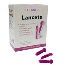 سوزن تست قند خون چهار پر ۳B LANCE LANCETS