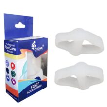 فاصله دهنده سیلیکونی دو انگشتی فوت کر مدل FOOTCARE SILICONE GEL BUNION TOE SEPERATOR S-013