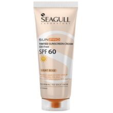 کرم ضد آفتاب رنگی فاقد چربی سی گل مدل Light Beige SPF60