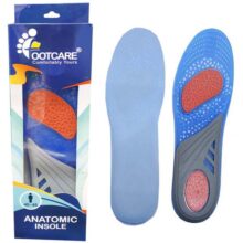 کفی طبی مردانه نقاط حساس پا فوت کر مدل FOOTCARE THREE COLOR SILICONE INSOLE I-043