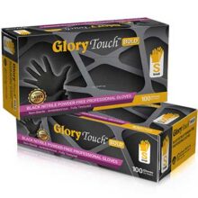 دستکش نیتریل گلوری تاچ مدل GLORY TOUCH BOLD بسته‌ی 100 عددی