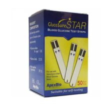 نوار تست قند خون گلوکو شور استار GLUCOSURE STAR TEST STRIP