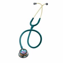 گوشی معاینه پزشکی لیتمن کلاسیک دو مدل آبی کاربنی (رنگین کمانی) ۲۸۲۳ LITTMANN CLASSIC II