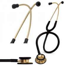 گوشی معاینه پزشکی لیتمن کلاسیک دو مدل مشکی طلایی LITTMANN CLASSIC II 2201BRS