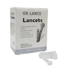 سوزن تست قند خون دو پر OK LANCE LANCETS